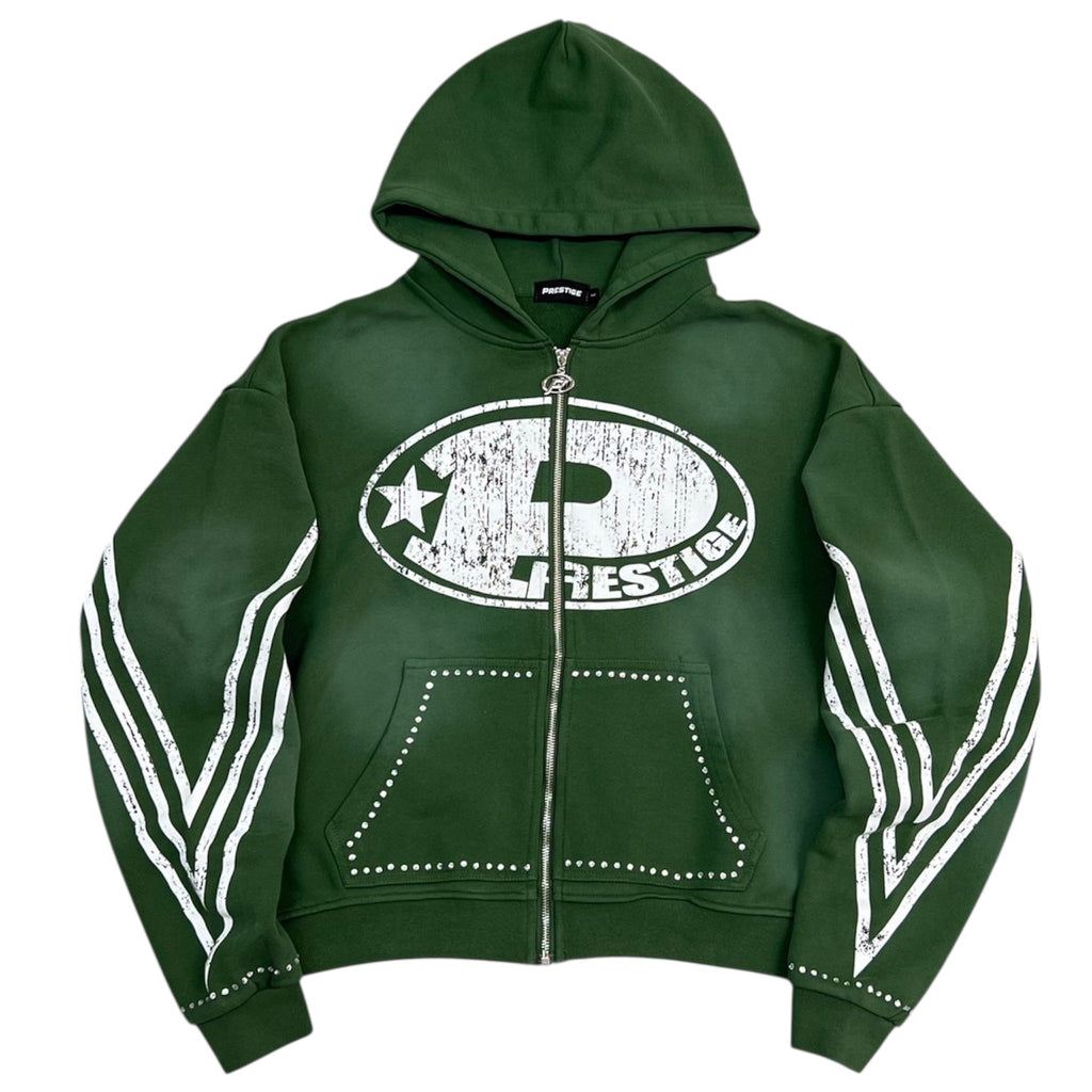 Prestige "P Logo" Rhinestone Hoodie