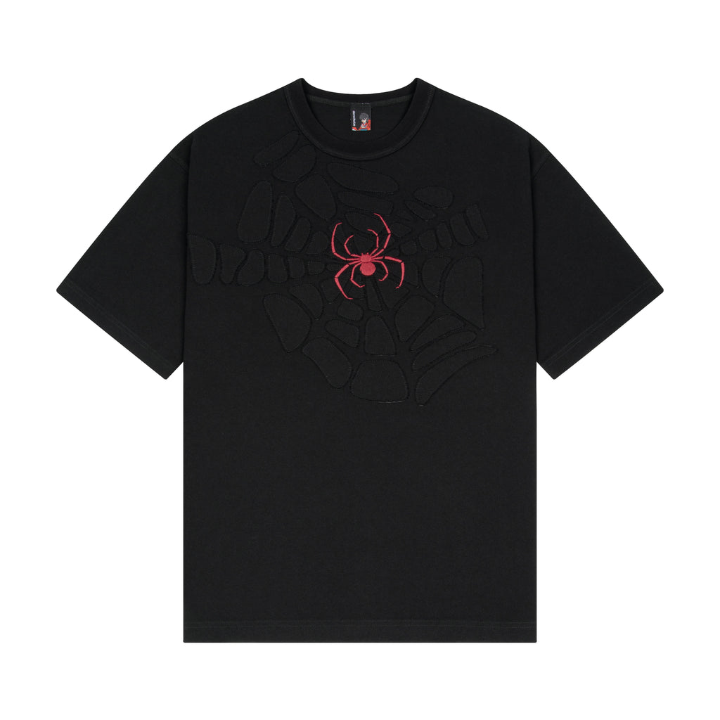 "spiderweb v2" T Shirt black