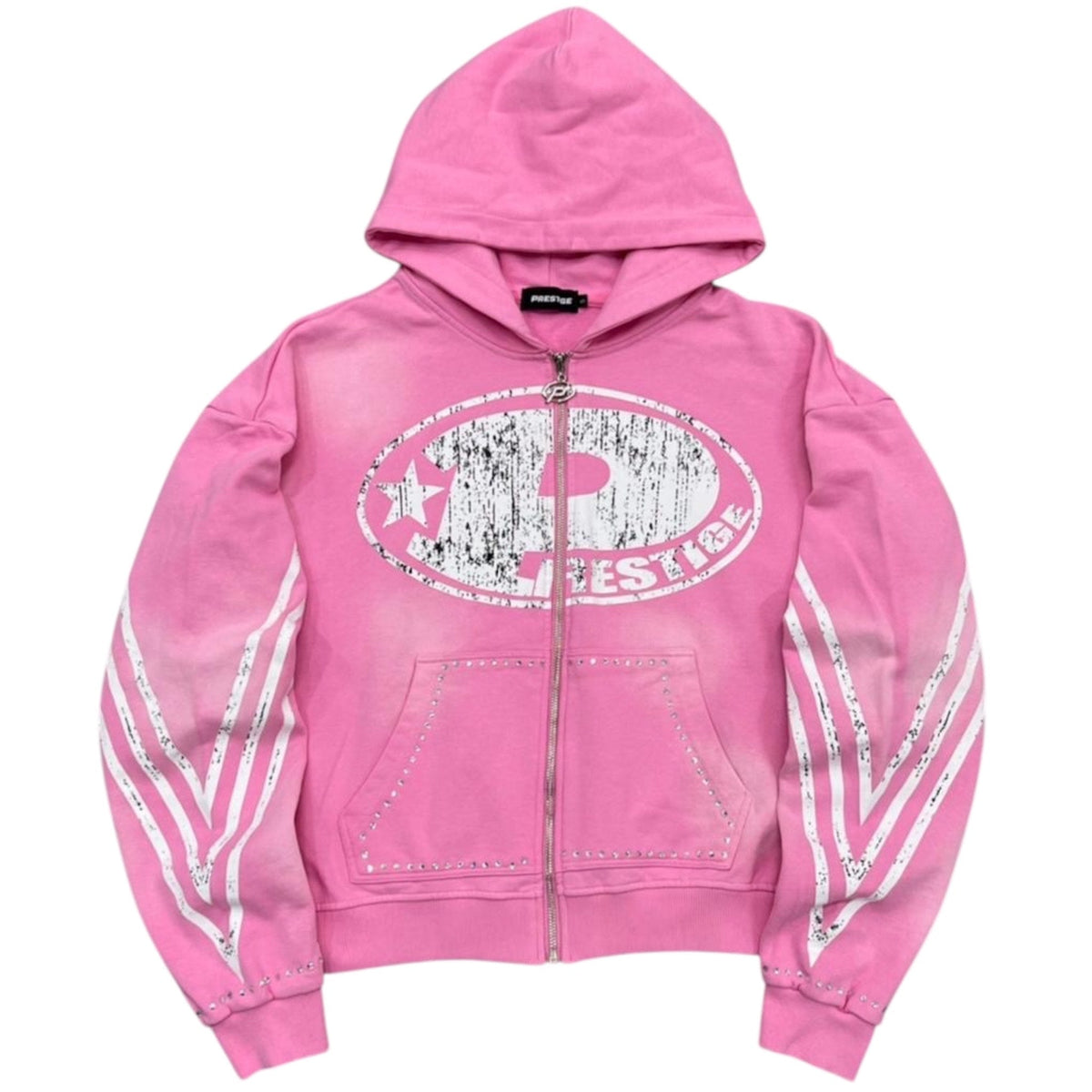 Prestige "P Logo" Rhinestone Hoodie