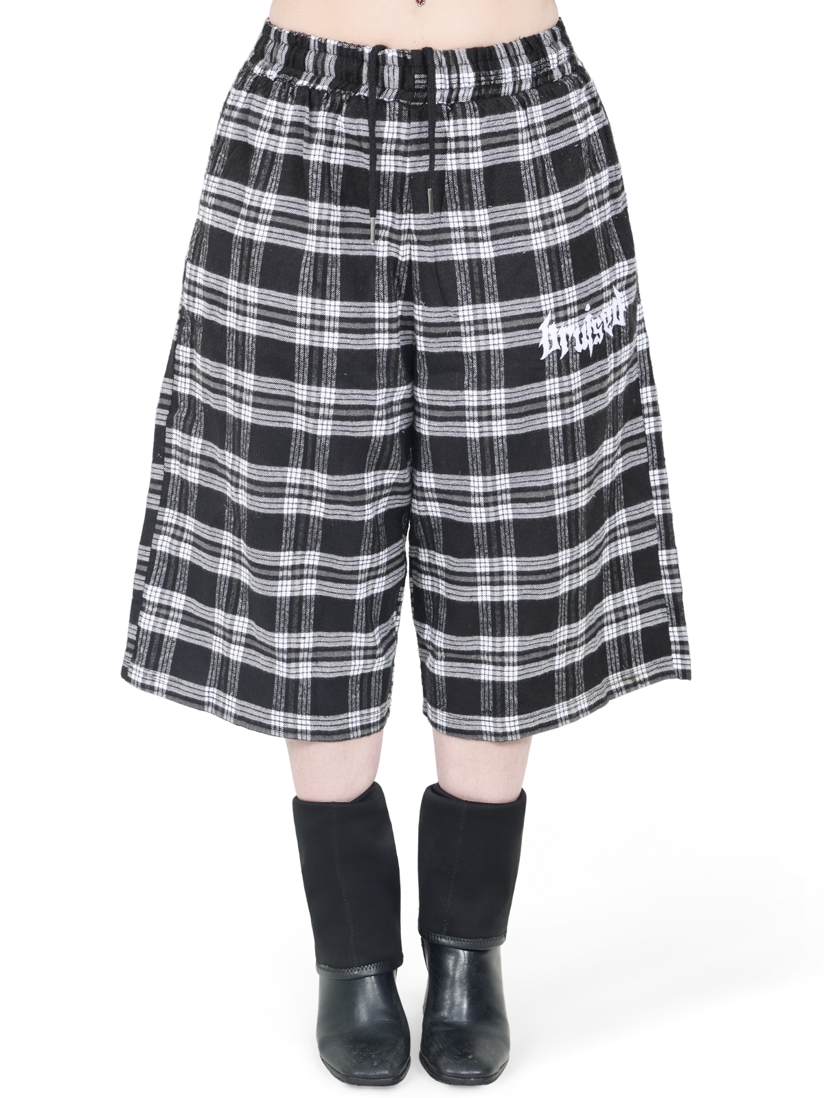 Plaid Shorts (Grey)