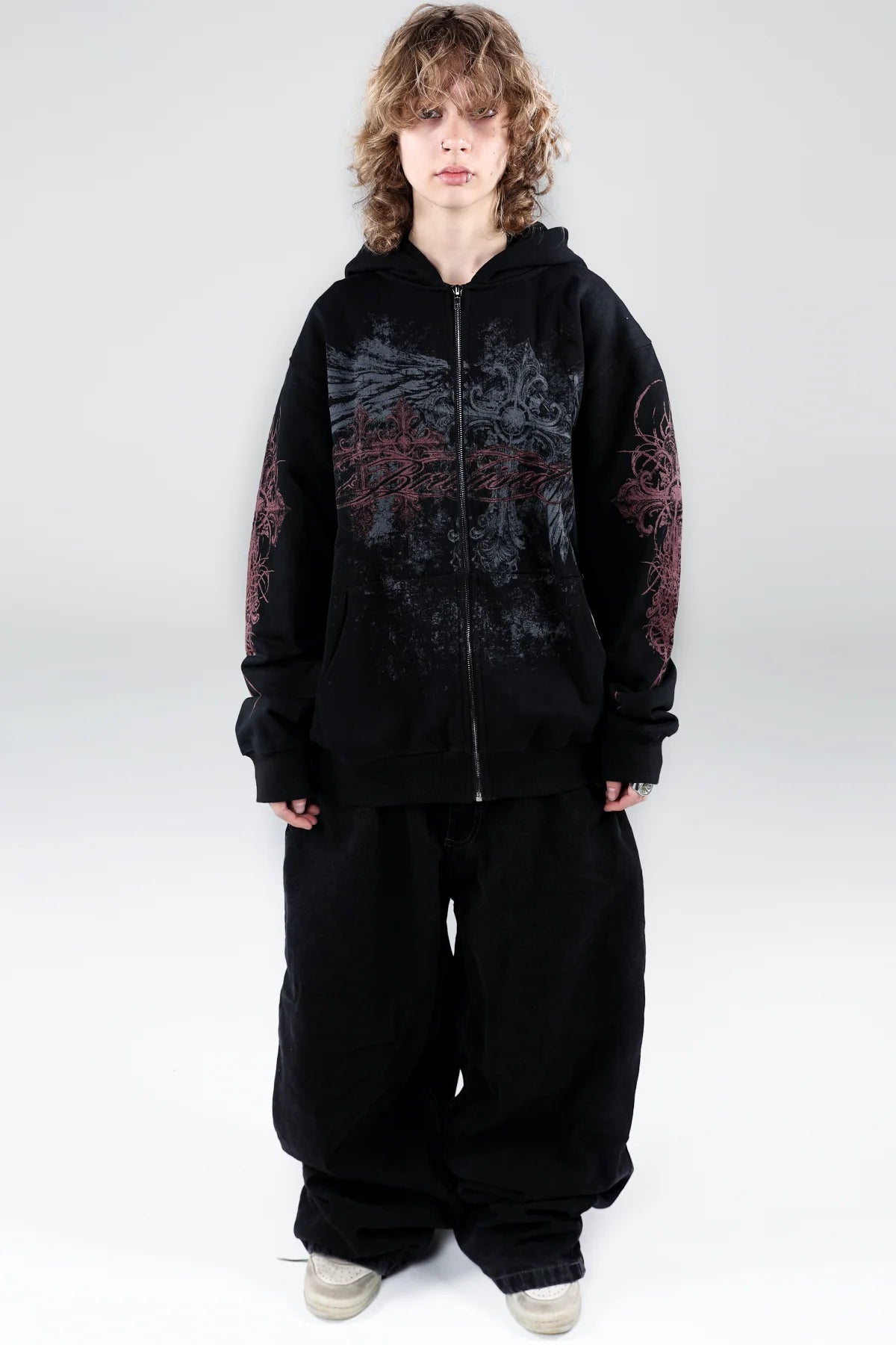 Vague Zip Hoodie