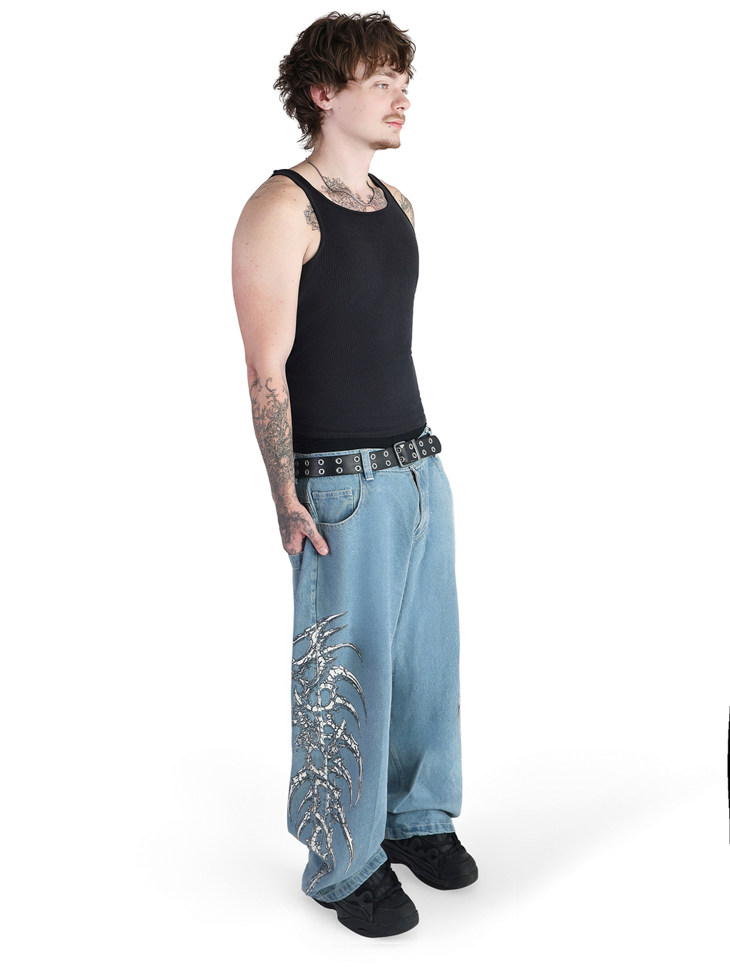 Skeleton Denim (Blue) – Elvaralife