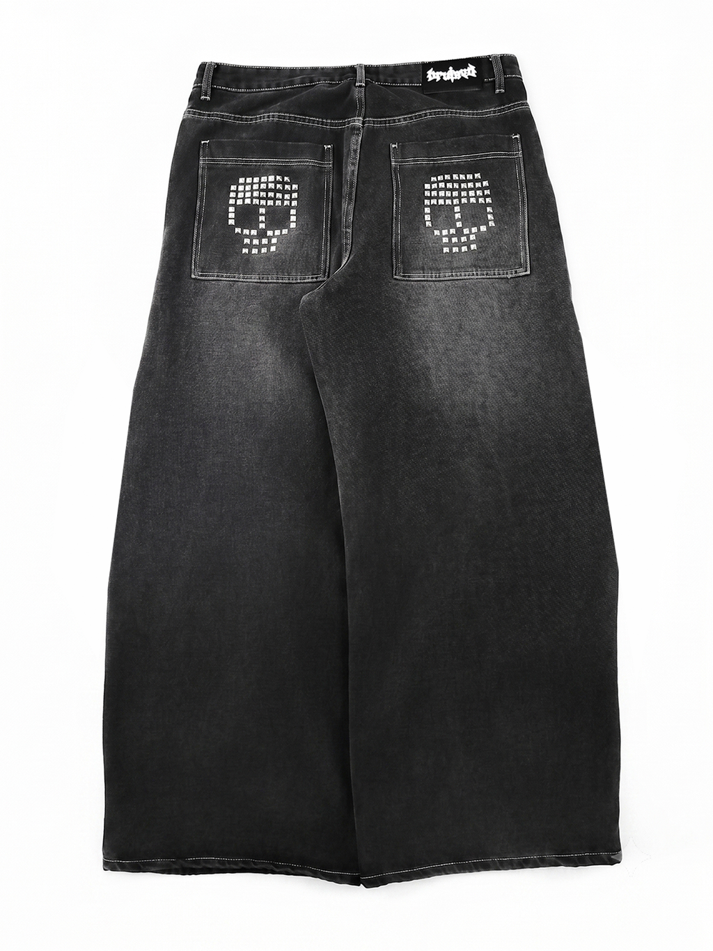 Skull Studded Denim