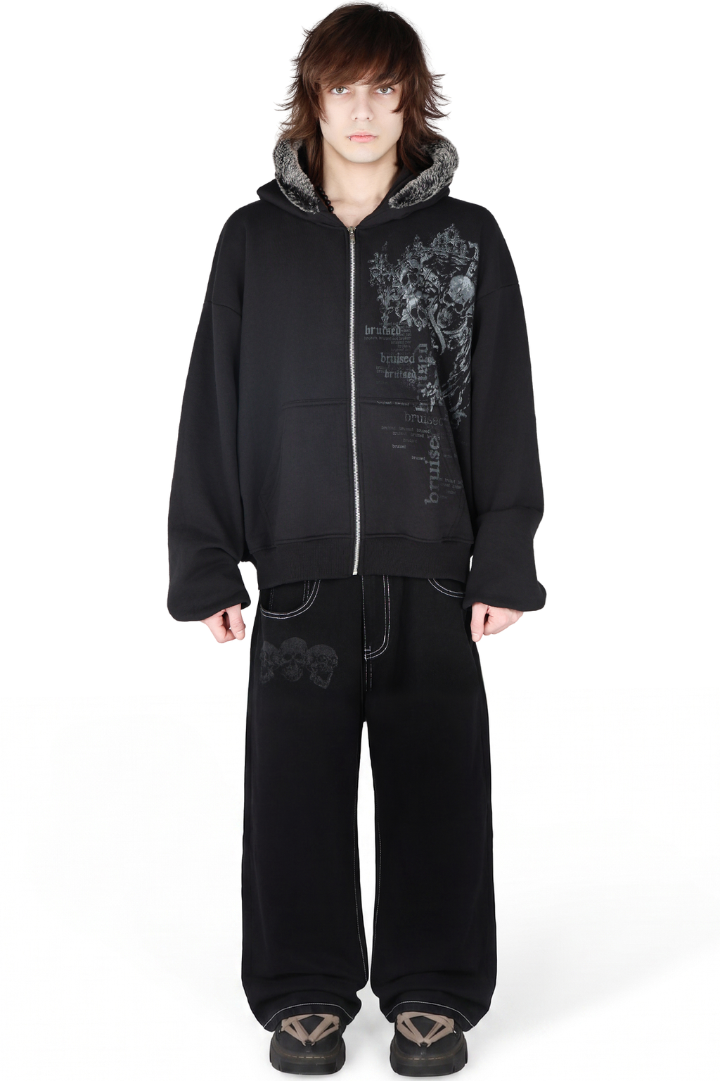Flare Zip Hoodie